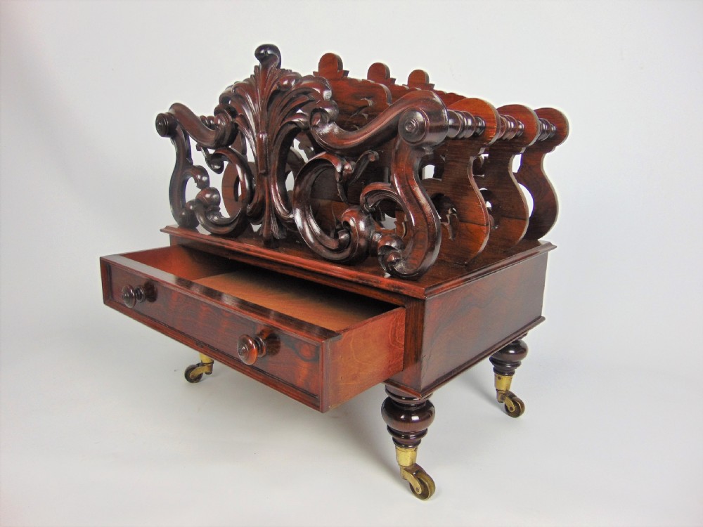 A Rosewood Canterbury made by Gillows View IV