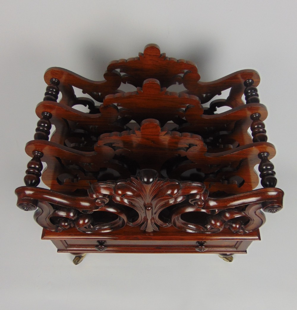 A Rosewood Canterbury made by Gillows View V
