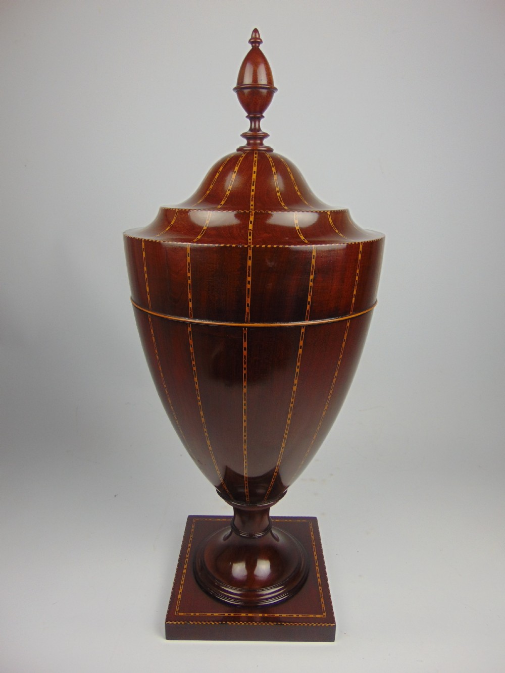 A rare Georgian Mahogany Cutlery Urn 