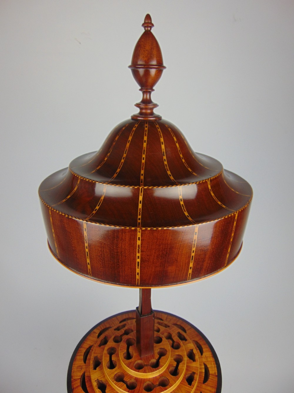 A rare Georgian Mahogany Cutlery Urn  View III