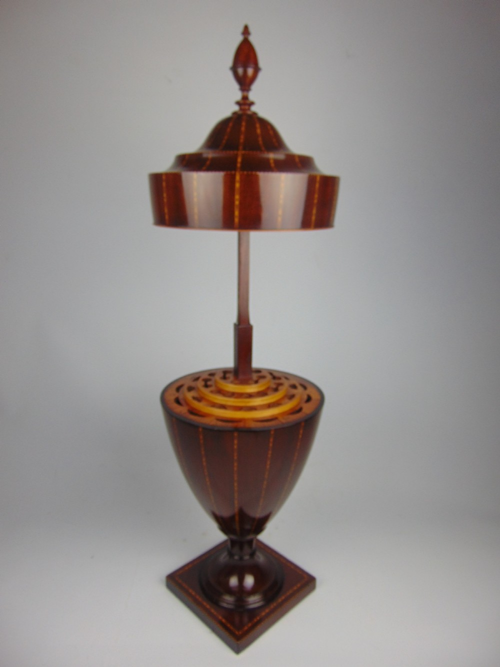 A rare Georgian Mahogany Cutlery Urn  View IV