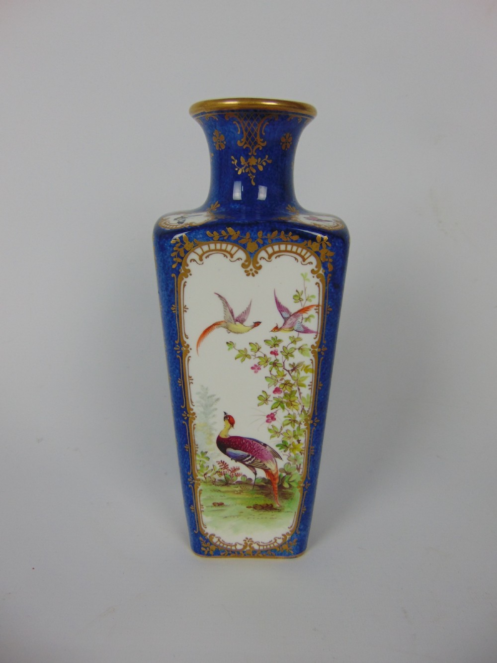 A fine Staffs porcelain vase 