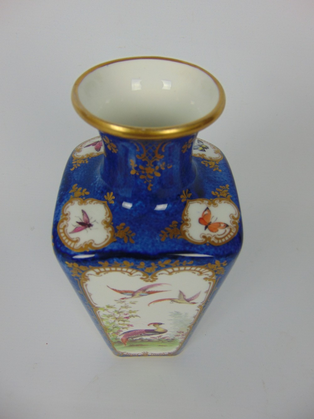 A fine Staffs porcelain vase  View V
