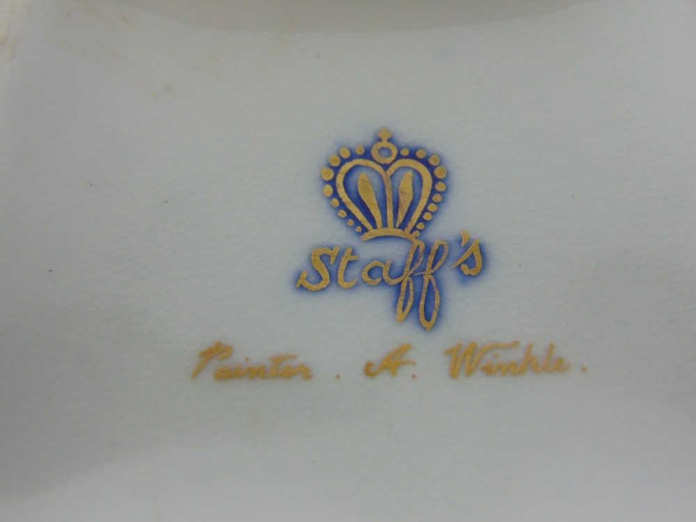 A fine Staffs porcelain vase  View VI