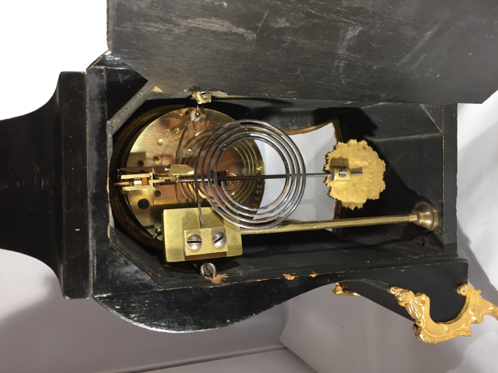 Antique Boulle Mantle Clock View IV