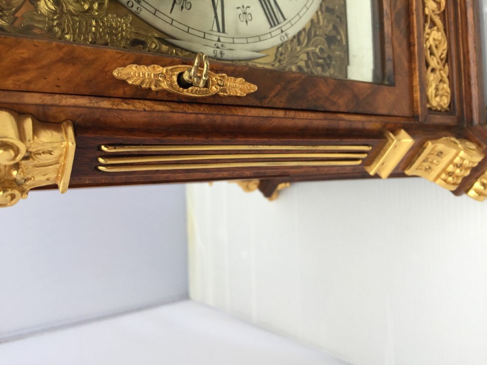 Lenzkirch Antique Burr Walnut Bracket Clock View VII