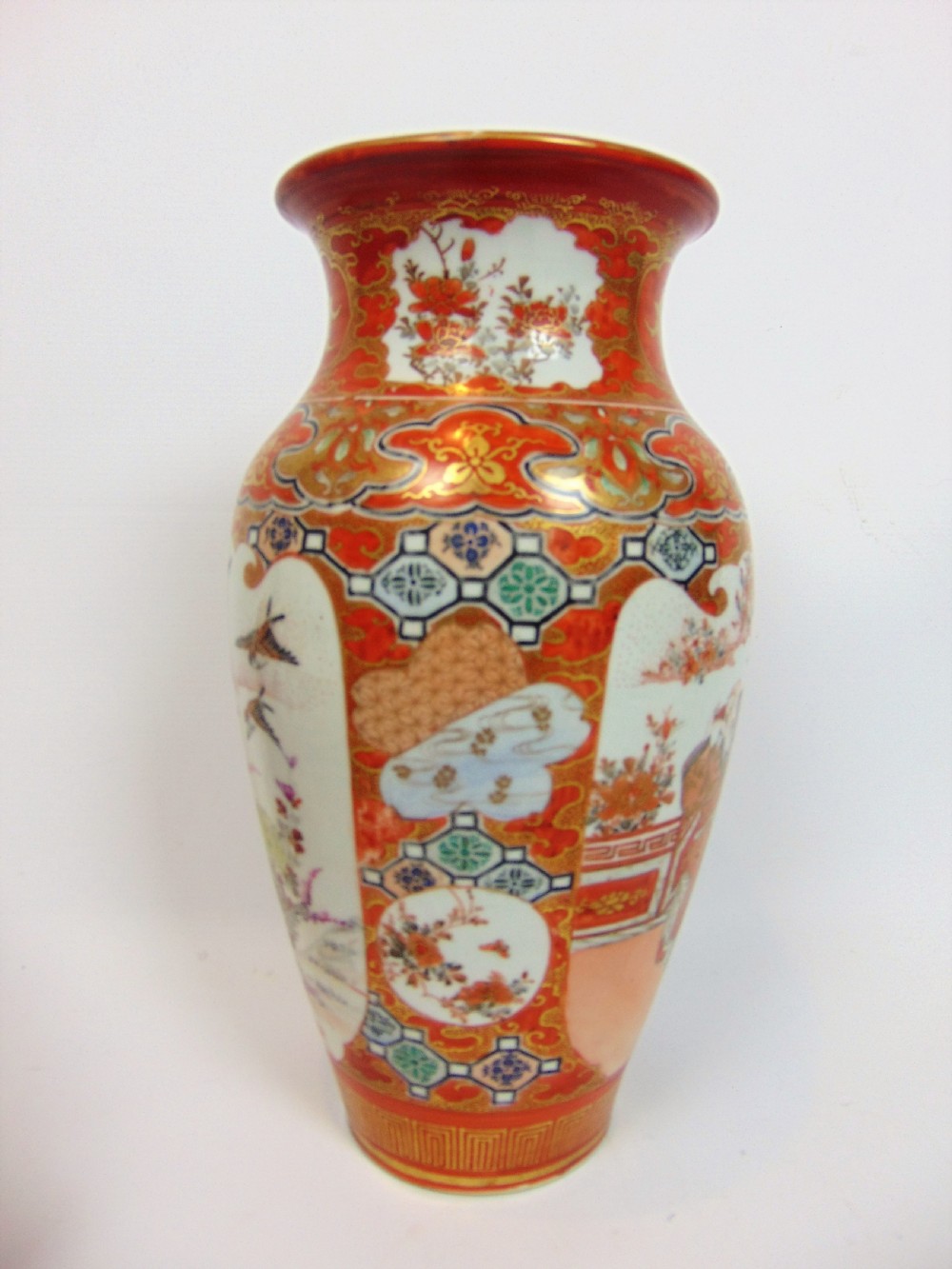 a pair of kutani vases  View V