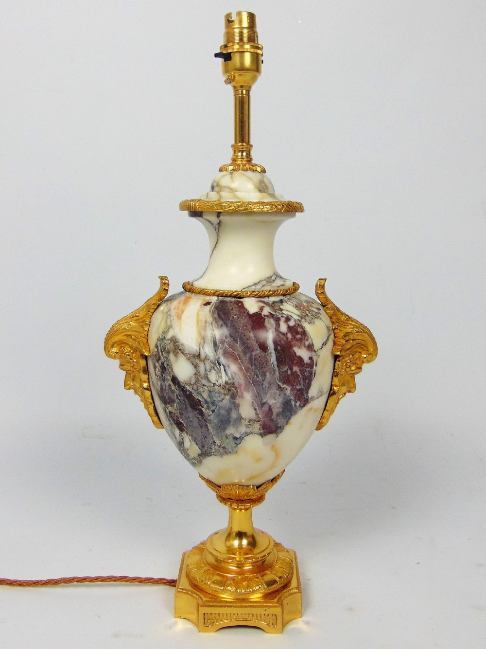 A fantastic marble table lamp