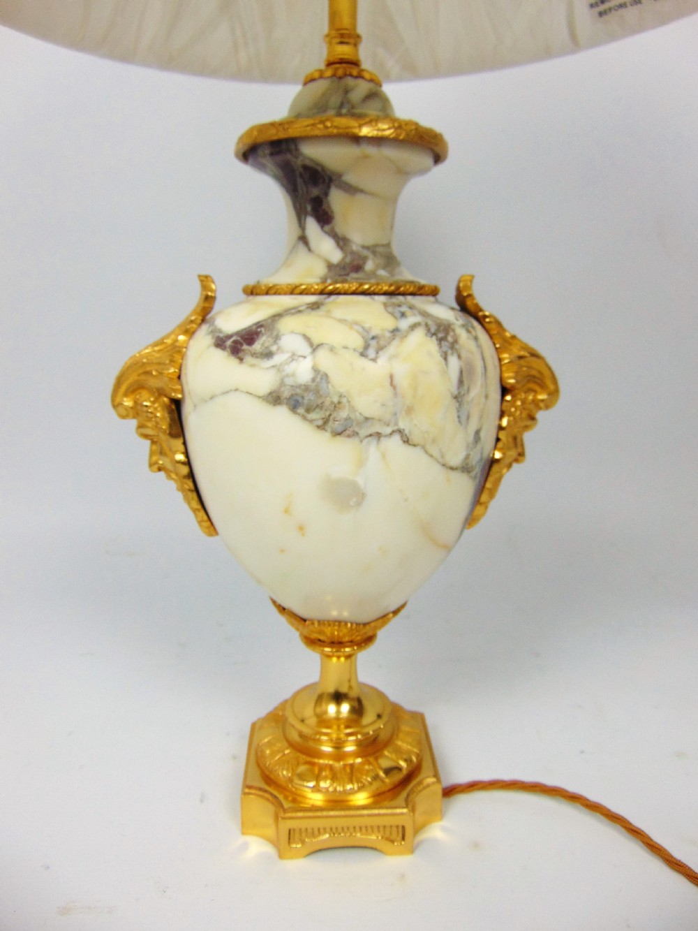 A fantastic marble table lamp View III