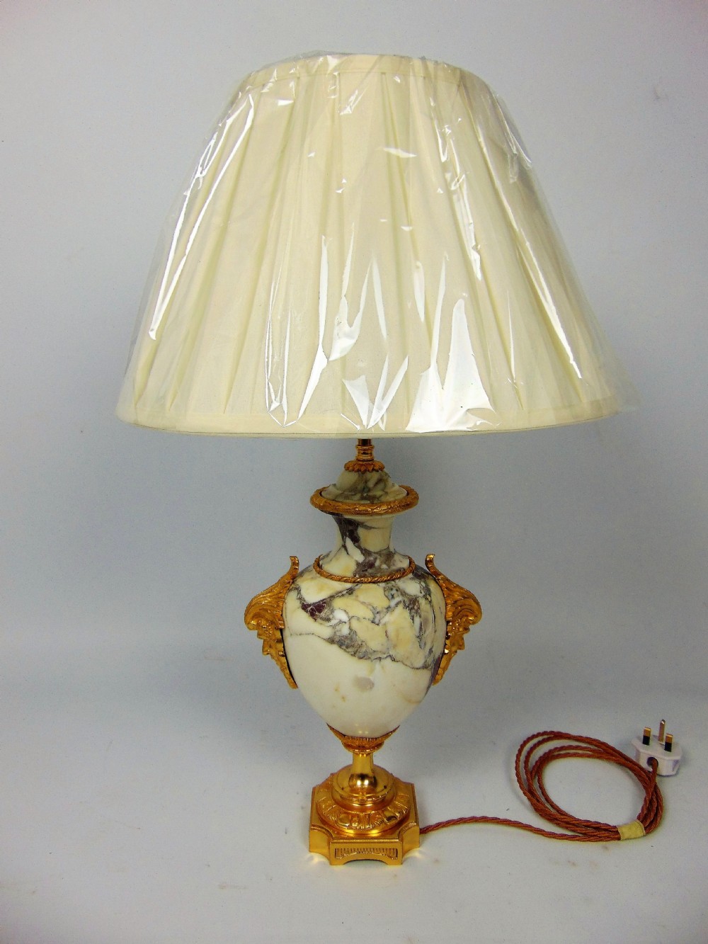 A fantastic marble table lamp View IV