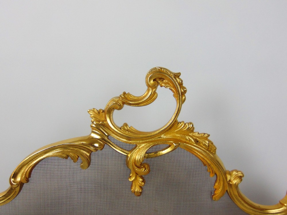 A fine gilt fire screen  View III