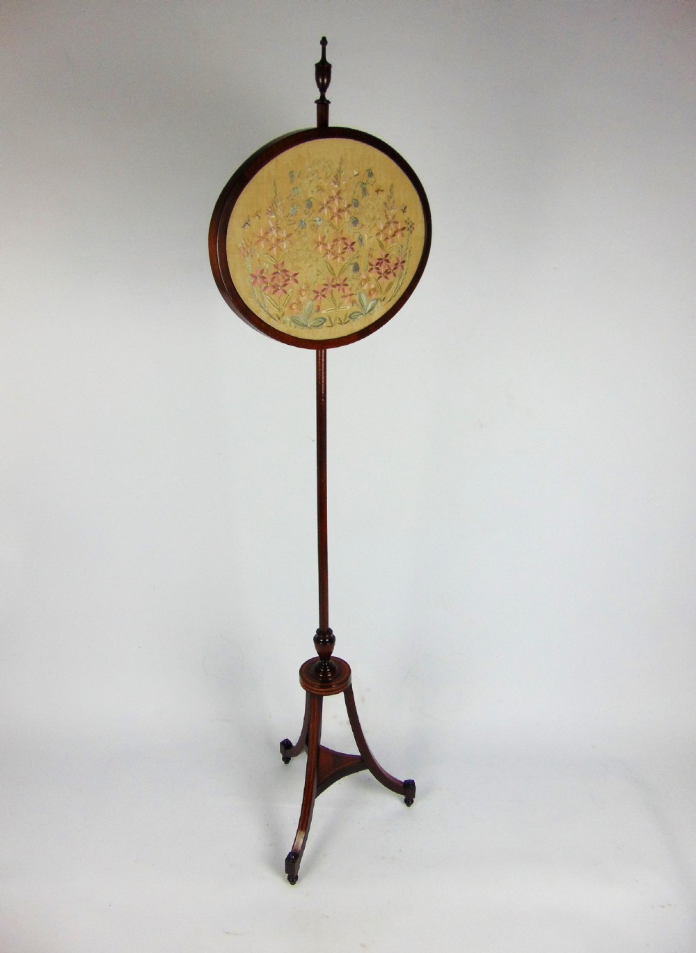 A quality mahogany pole screen View II