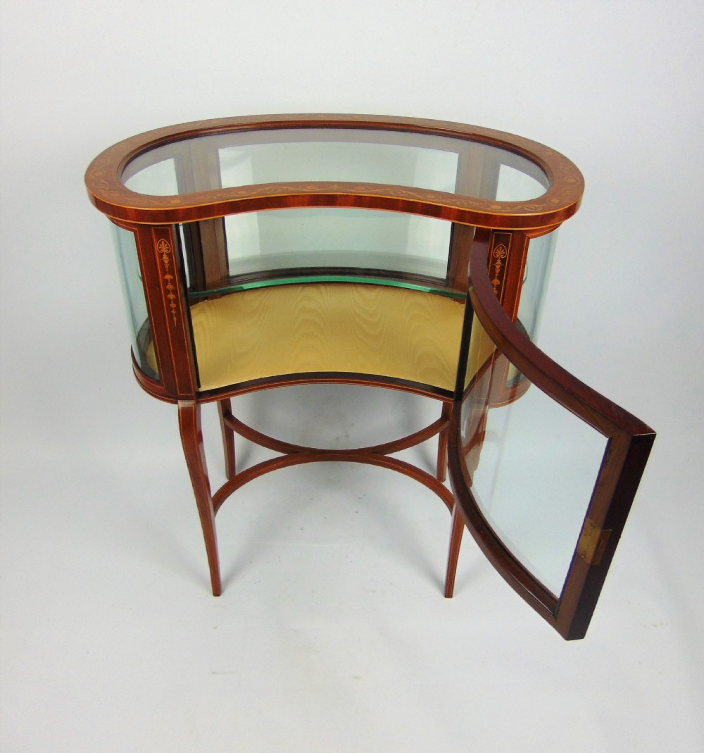 A most elegant mahogany bijouterie display cabinet  View VI