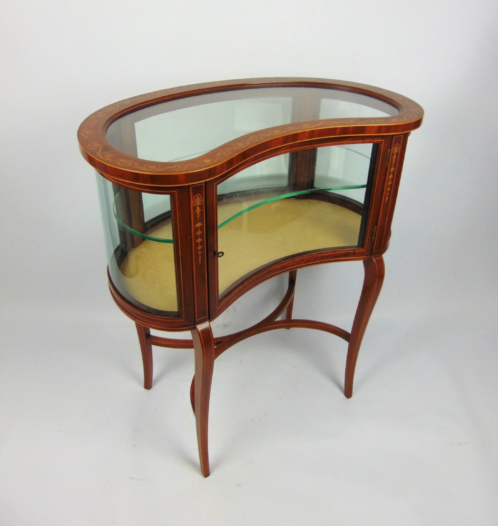A most elegant mahogany bijouterie display cabinet  View VIII
