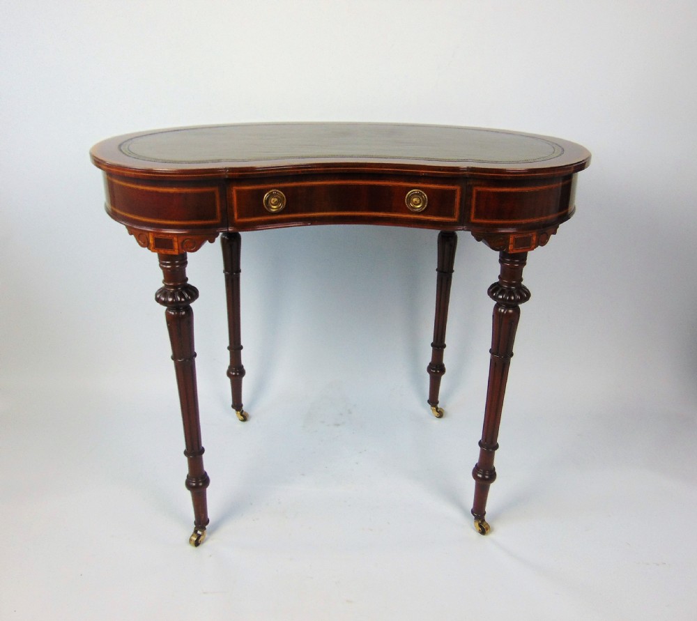 A lovely quality mahogany Desk View II