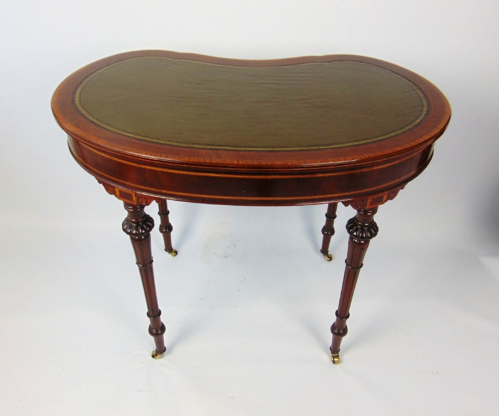 A lovely quality mahogany Desk View III