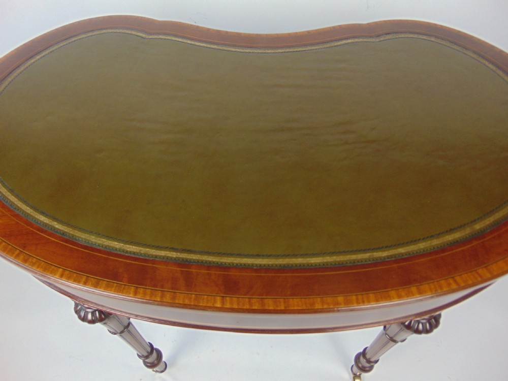 A lovely quality mahogany Desk View IV