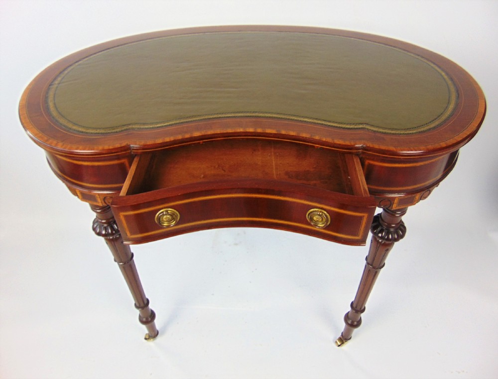 A lovely quality mahogany Desk View VI
