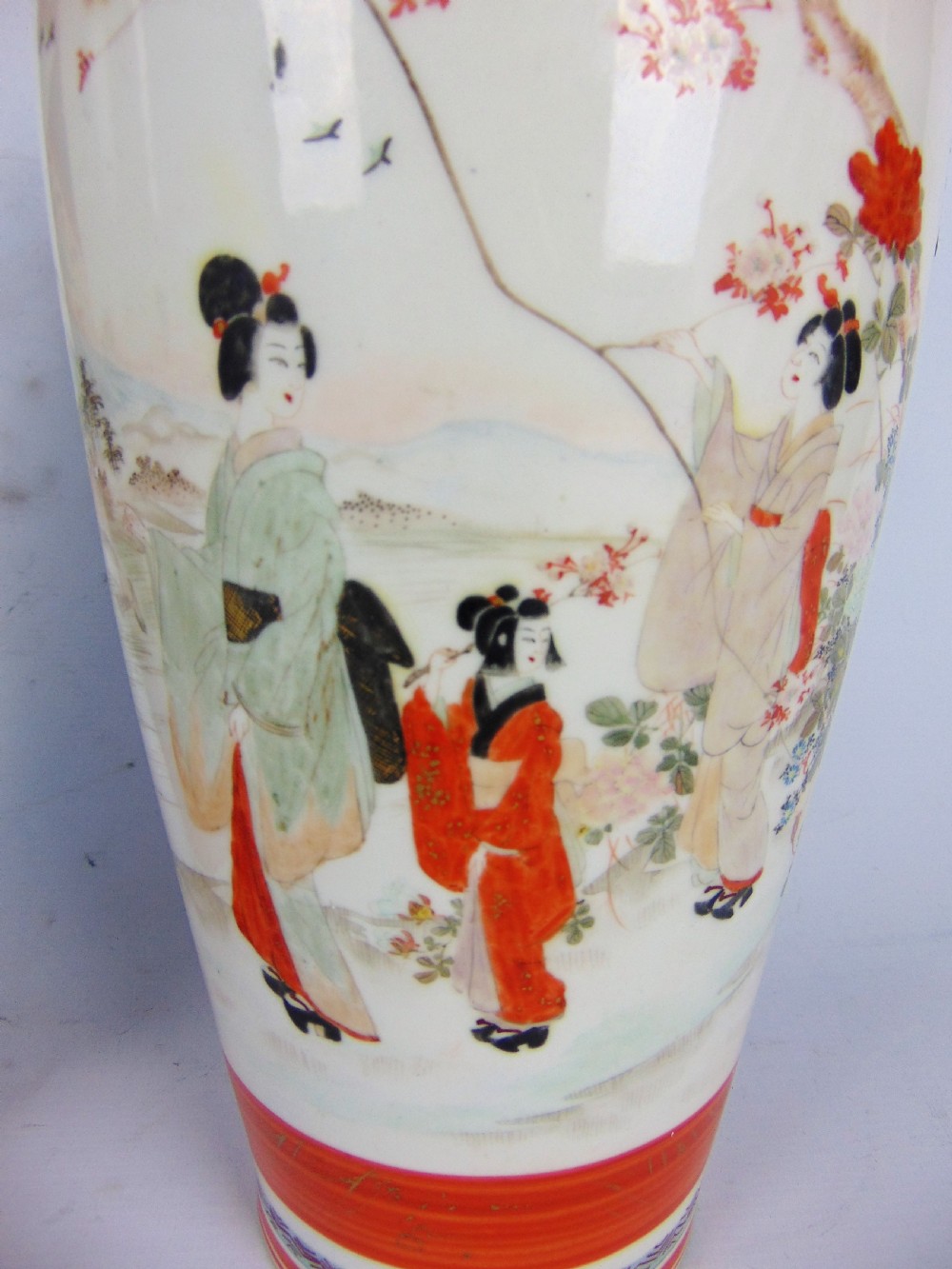 a large pair of kutani vases  View IV