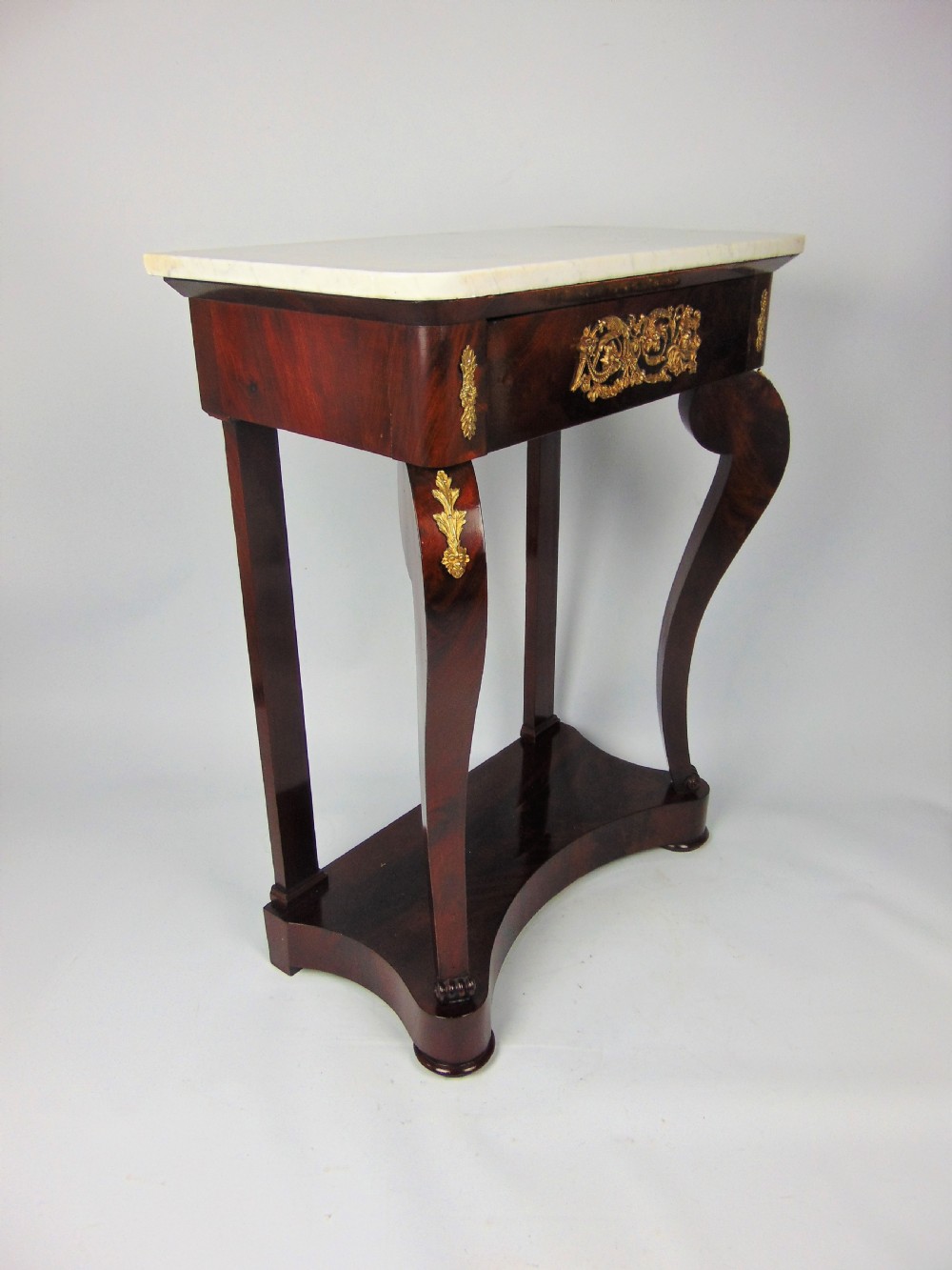 A mahogany console table  View II