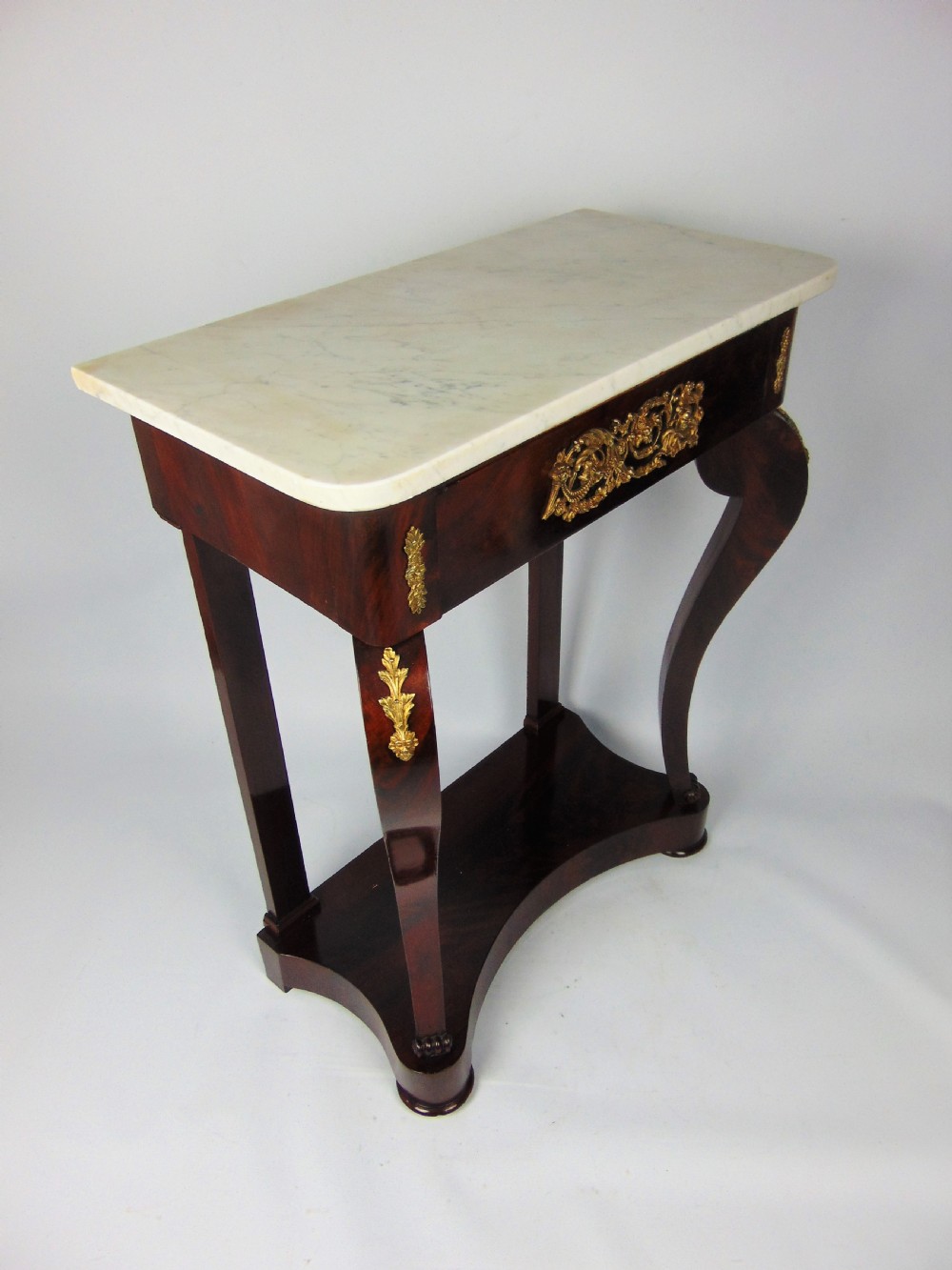 A mahogany console table  View III