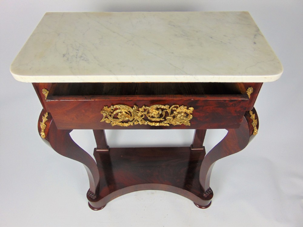 A mahogany console table  View IV