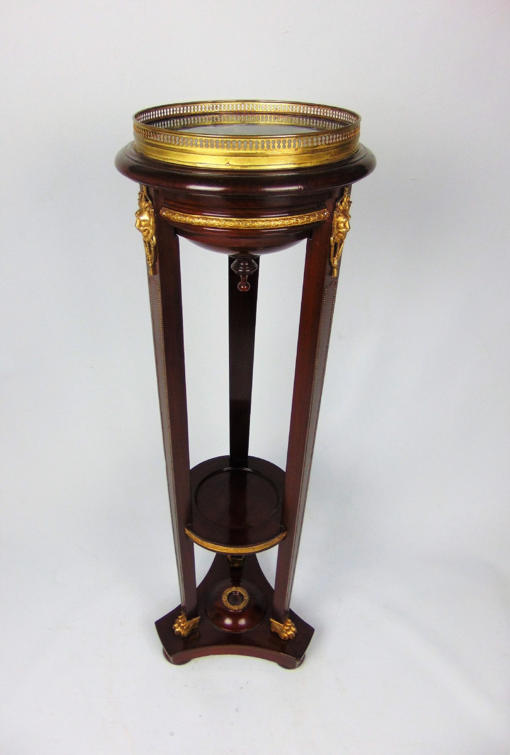 a mahogany Empire style torchere  View II