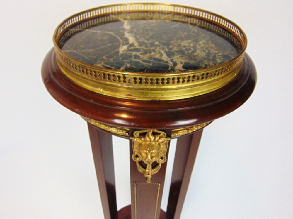 a mahogany Empire style torchere  View III