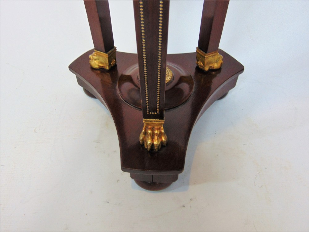 a mahogany Empire style torchere  View IV