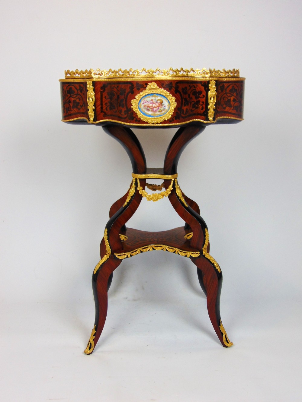 A fabulous Tulipwood Planter Jardinere french table  View II