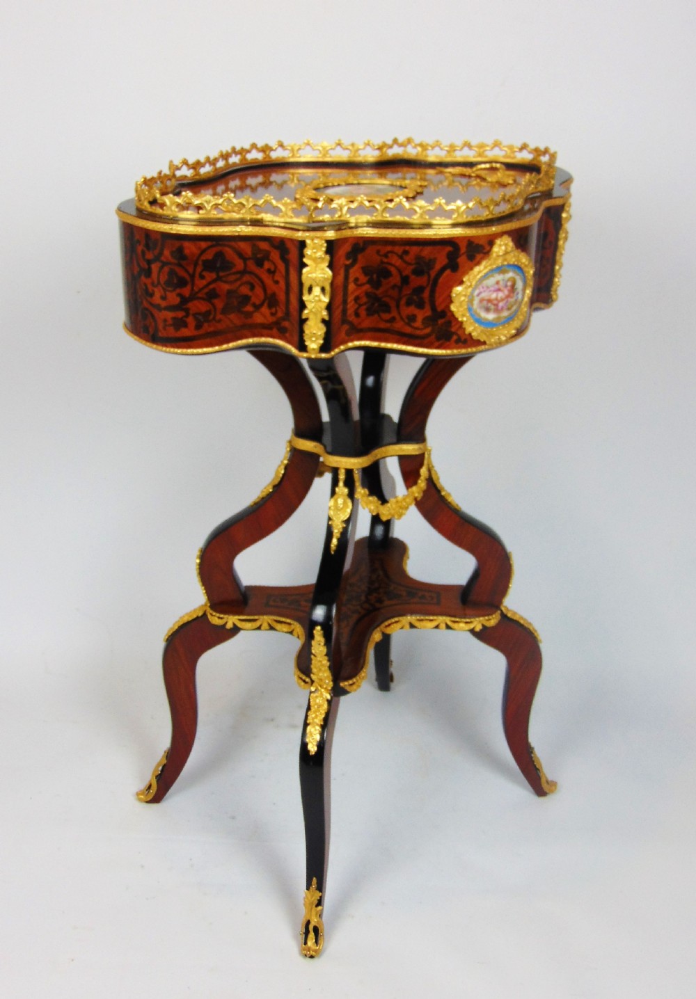 A fabulous Tulipwood Planter Jardinere french table  View III
