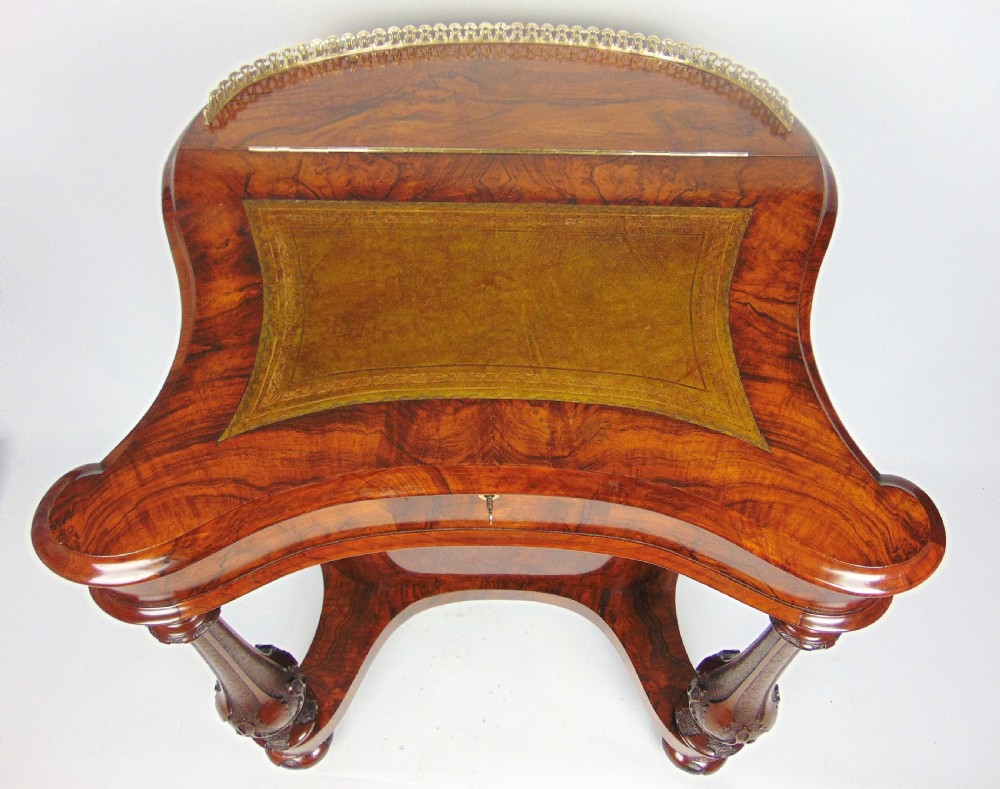 A exceptional Victorian walnut davenport desk View II