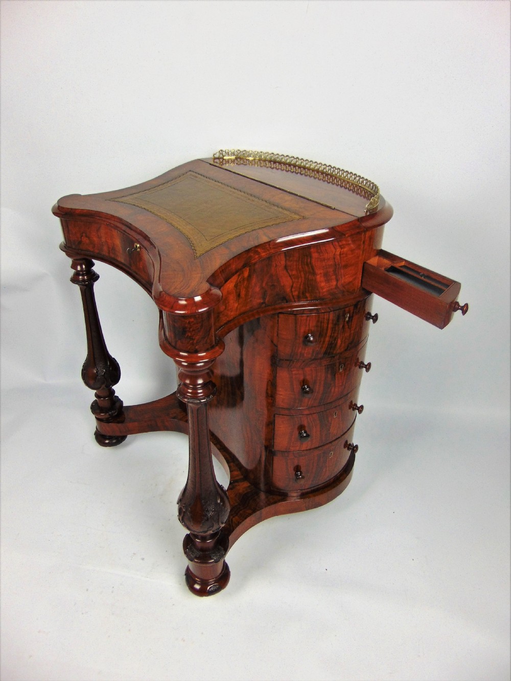 A exceptional Victorian walnut davenport desk View IV