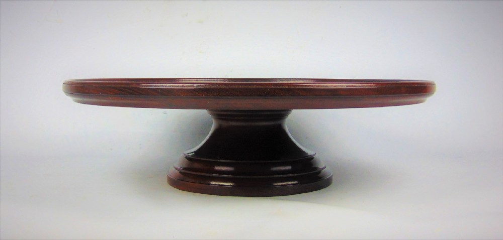 A large Mahogany Lazy Susan Suzie  View III