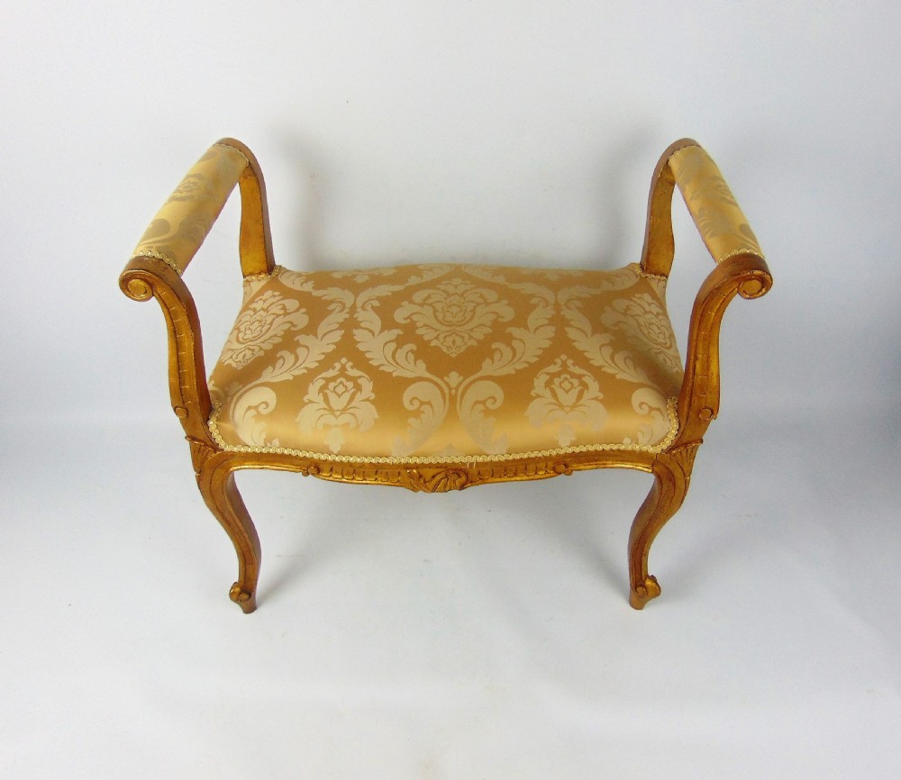 A pretty giltwood window seat View II