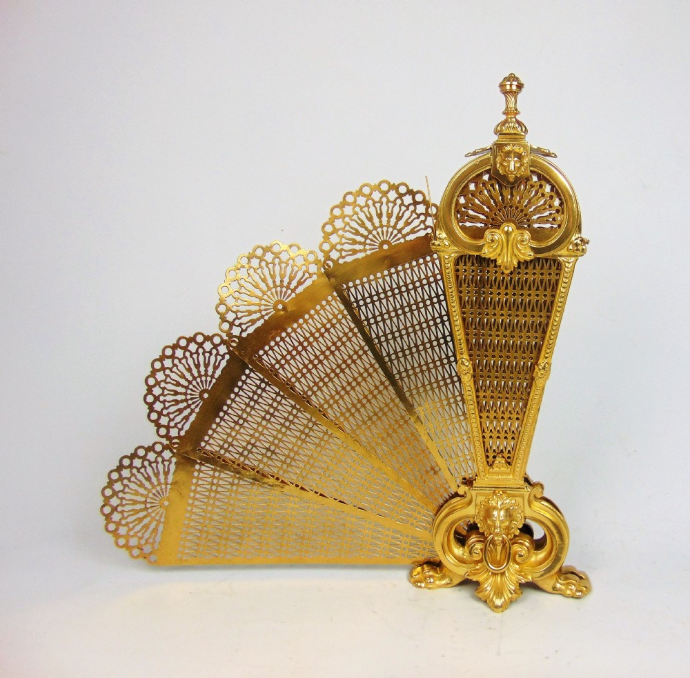 Antique Fire Screen Guard  View V