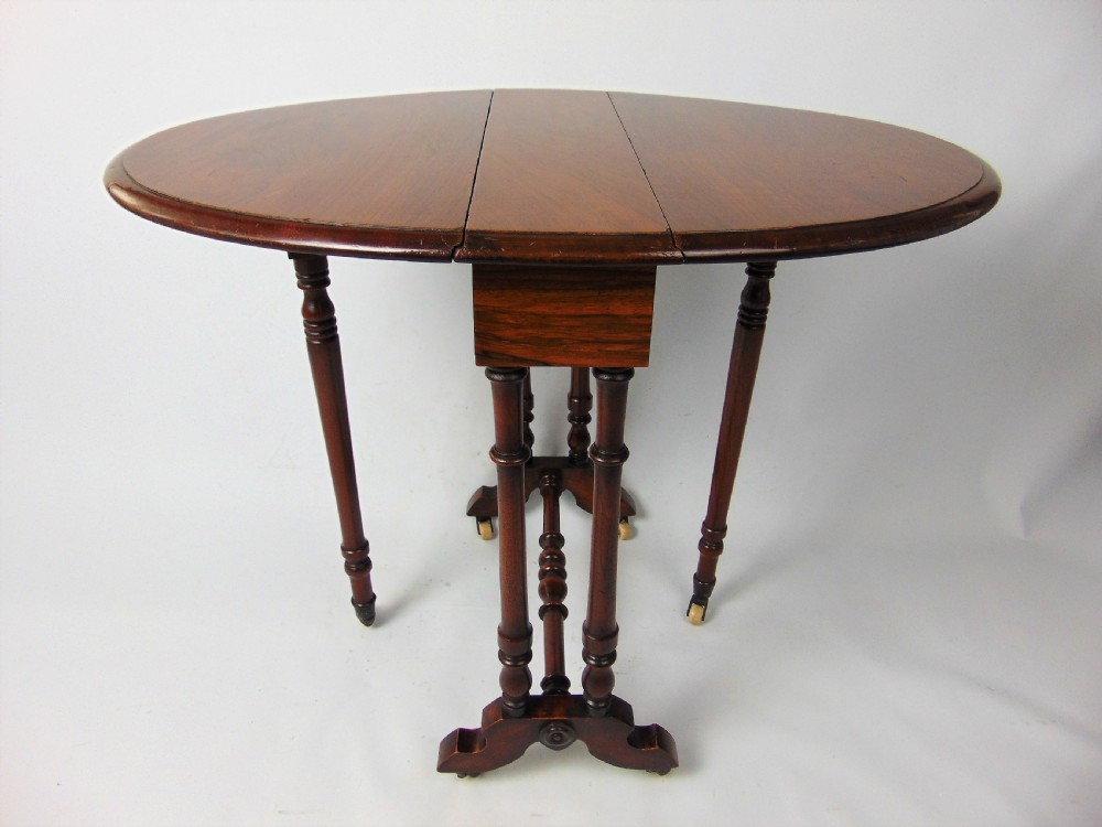 A small Walnut Sutherland table  View IV