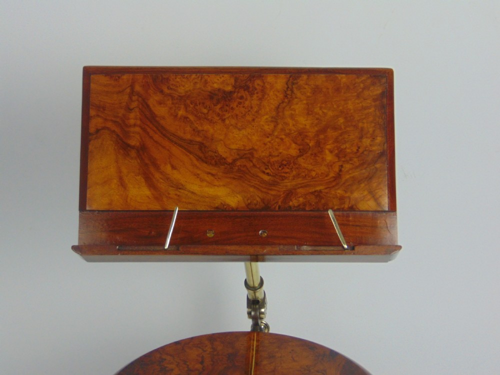 A quality John Carter Walnut Reading Music  Stand  View IV