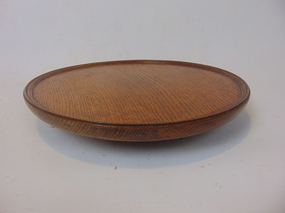 Antique Oak Lazy Susan 