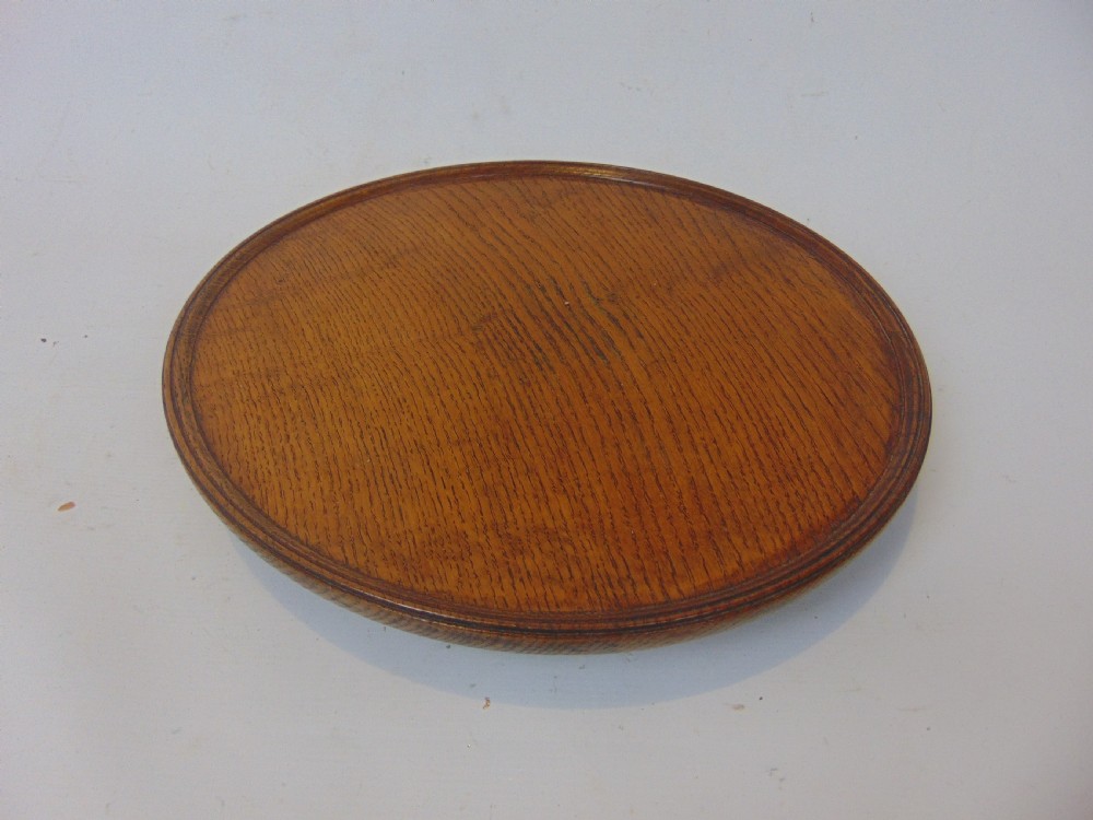 Antique Oak Lazy Susan  View III