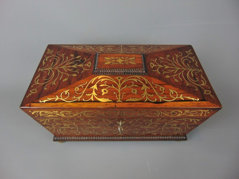 Rosewood Tea Caddy View II