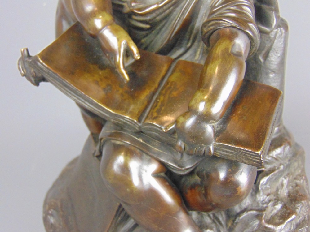A fine Bronze of a Cherub and girl View VI