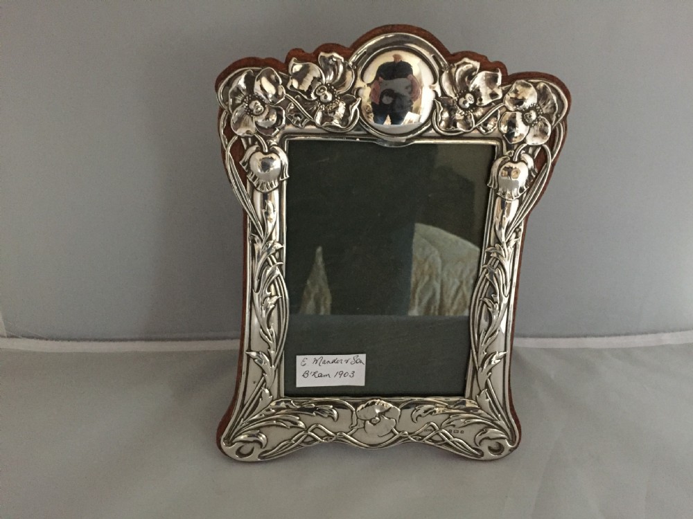 Antique hallmarked silver photograph frame