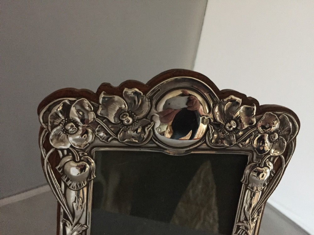 Antique hallmarked silver photograph frame View III