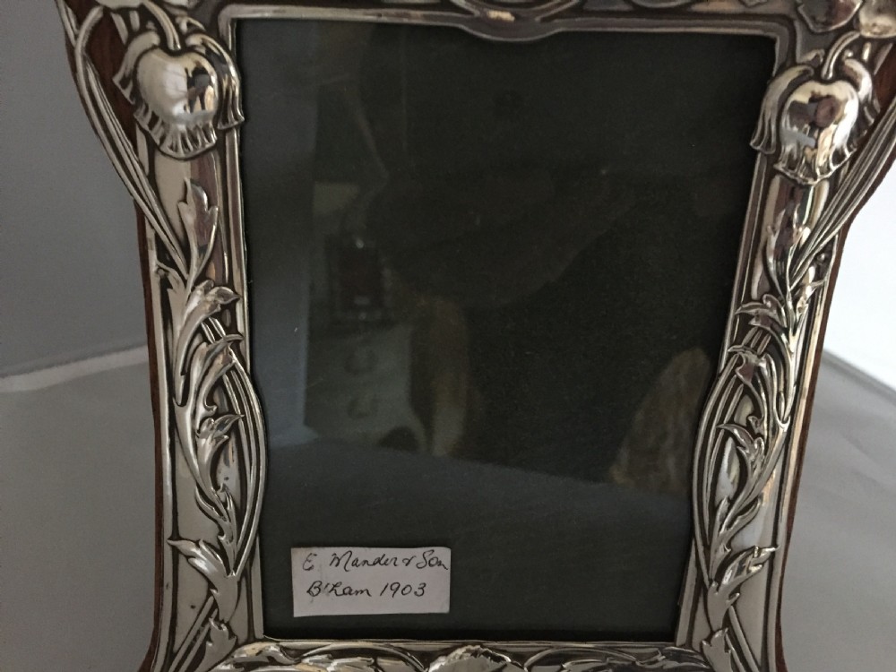 Antique hallmarked silver photograph frame View IV