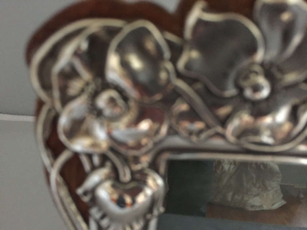 Antique hallmarked silver photograph frame View VIII