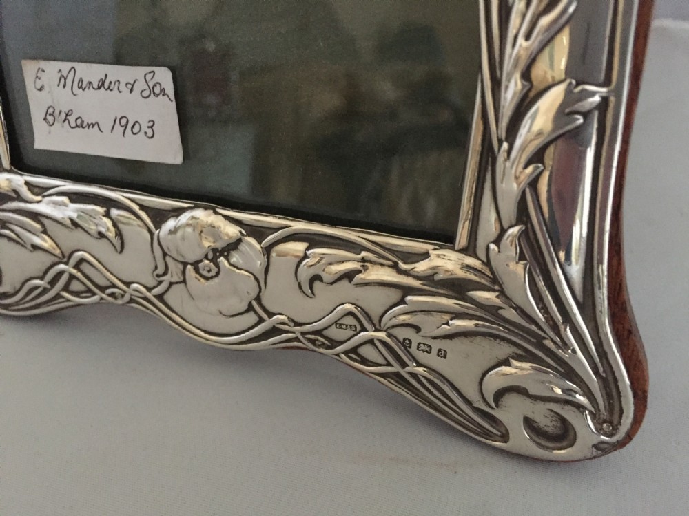 Antique hallmarked silver photograph frame View X