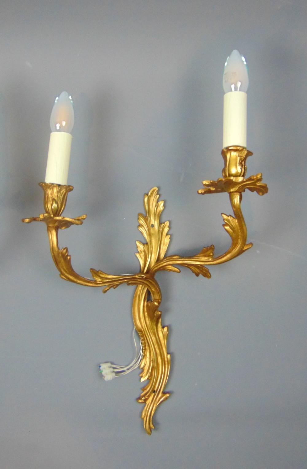 A good quality pair of Ormolu wall Lights View II