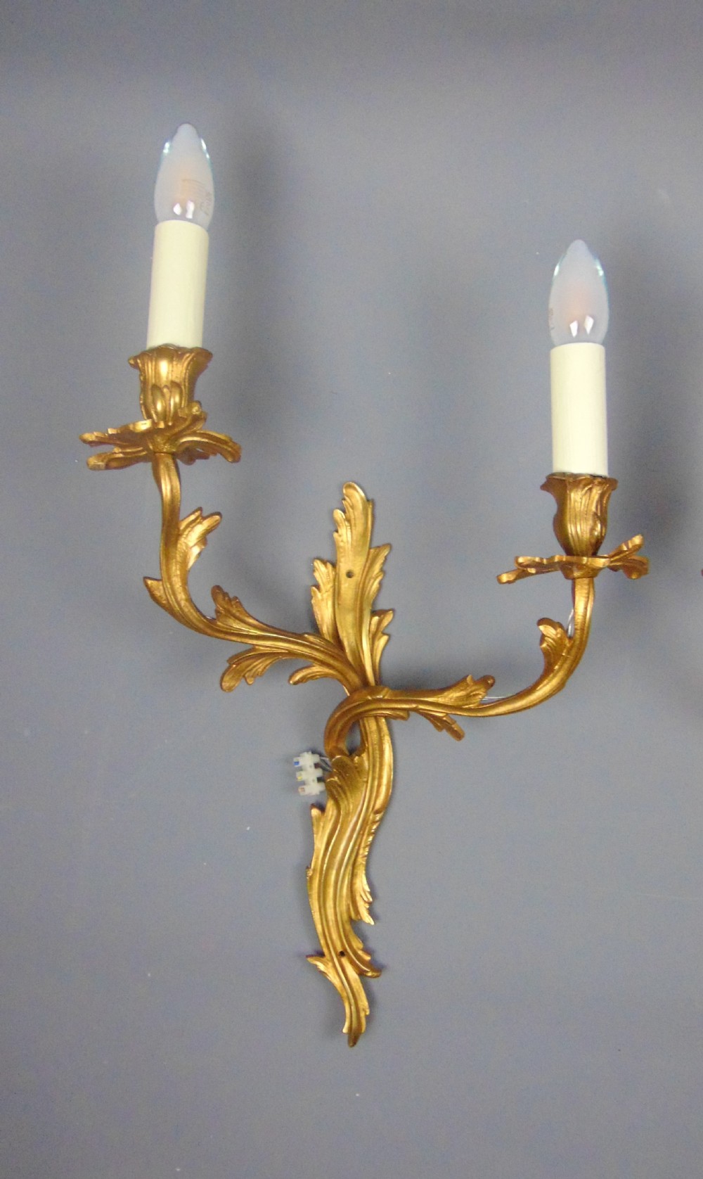 A good quality pair of Ormolu wall Lights View III