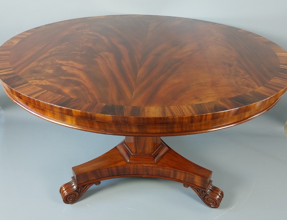 19th Century Antique Hall Table View V
